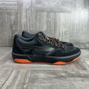 Vans Rowan 2 X Spitfire Wheels Men's size 7.5/Women 9 Black Orange Shoes